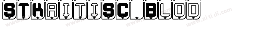 STKaitiSC Blod字体转换